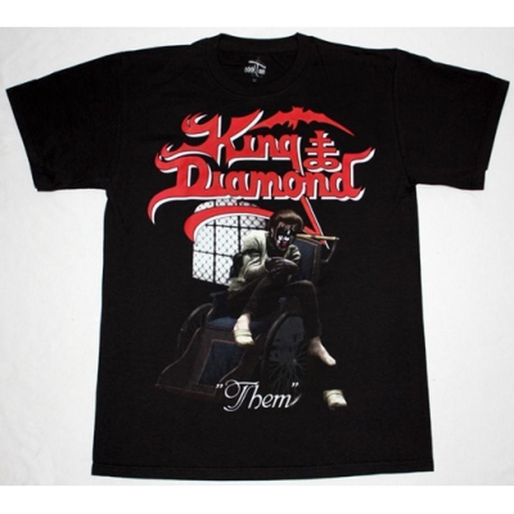King Diamond Them Shirt Black Graphic Metal Band Music Fan Unisex Tee